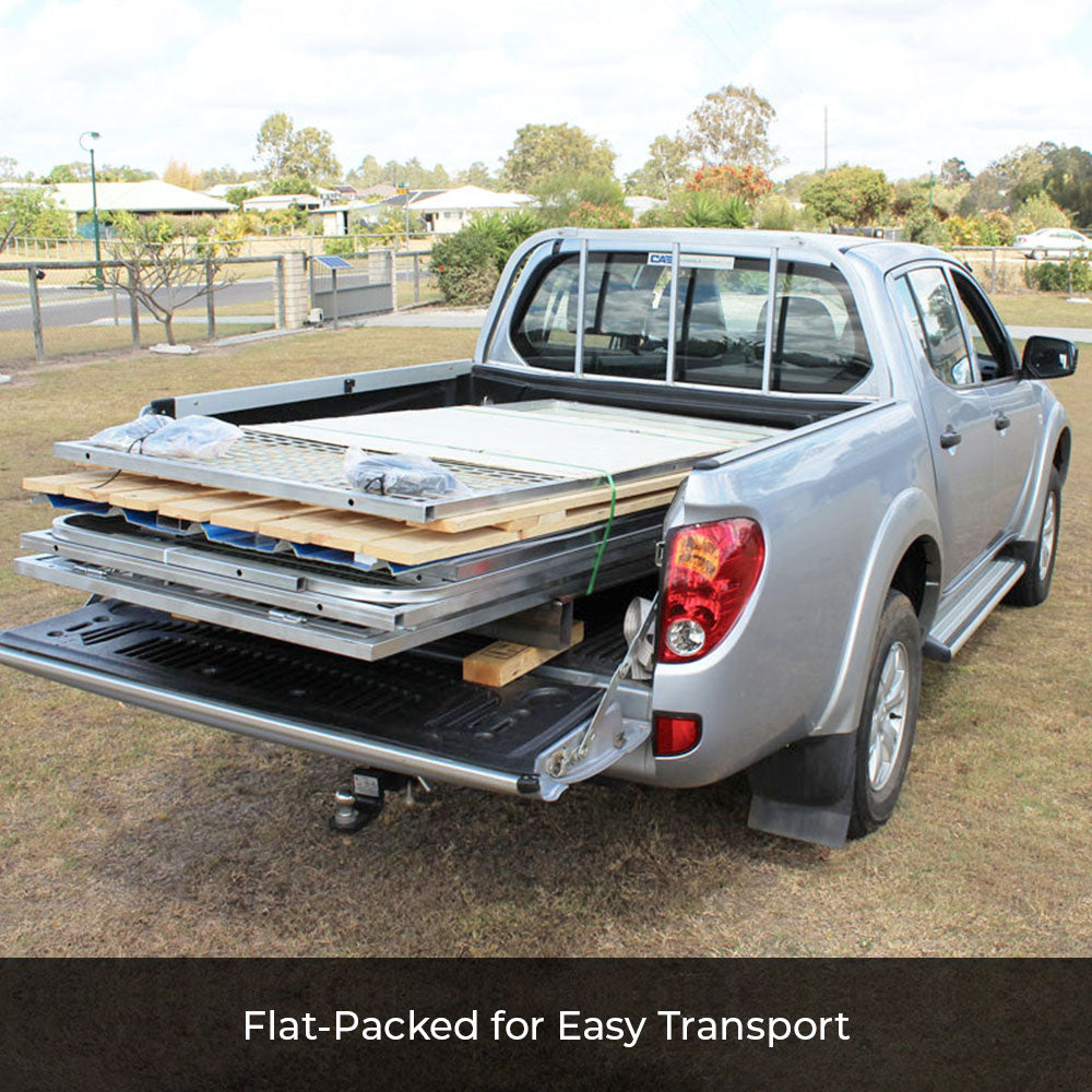 Flat Pack Easy Transport Farm & Yard Raised Dog Kennel US Stock